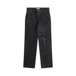 Брюки Wales Bonner Nomad Leather Trouser 'Black' - фото