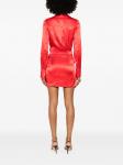 Атласное мини-платье MOOS STUDIO, красный - фото 4