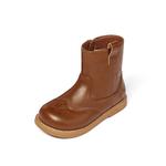 Детские кожаные ботинки для детей Snoffy, Caramel - фото 7