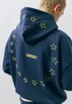 Толстовка на молнии Pull&Bear, Blue - фото 4