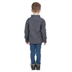 Детская/Детская клетчатая рубашка среднего размера с длинными рукавами Trespass, мультиколор - фото 4