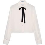 Женская блузка PRADA, айвори - фото