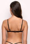 Бюстгальтер Yamamay Triangle bra, Black Plain/Black - фото 3