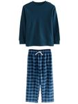 Пижама Next, синий/темно-синий - фото 2