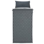 Коврик для фитнеса YOGISTAR.COM Mat Lotus, графитовый - фото