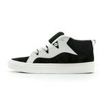 Кроссовки SUPSTORM Skateboarding Shoes Unisex Mid-top, черный/белый - фото