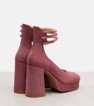 Loti 100 замшевые платформенные лодочки Chloé, Faded Rose - фото 2