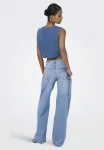 Mit weitem wide leg Only, Light Blue Denim - фото 3