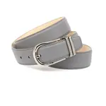 Кожаный ремень Anthony Crown Anthoni Crown, серый - фото