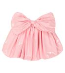 Юбка с бантом Caroline Bosmans, розовый - фото