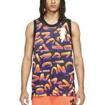 Баскетбольная майка мужская черная Nike, черный - фото