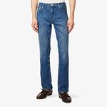 Прямые джинсы Frame slim-fit с эффектом стрейч, синий - фото 3