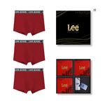 Мужские трусы 3 штуки, подарочный набор Lee, белый - фото 3