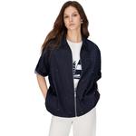 ELLE Рубашка Women's Denim Blue Lapel Moderate - фото