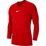 Футболка с длинным рукавом Nike Dri Fit Park First Layer, красный - фото