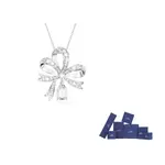 Вольта подвеска-бант длинное колье Swarovski - фото