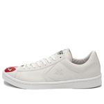 Кроссовки x comme des garcons play pro leather 'white red' Converse, белый - фото