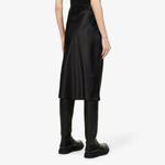 Юбка миди Isaak из шелкового атласа Joseph, черный - фото 4