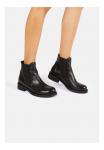 Ботильоны из кожи/текстиля Felmini, черный - фото 3