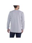 Рубашка CARHARTT Logo Long Sleeve, цвет HEATHER GREY - фото 2