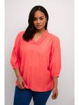 Блузка KAFFE curve, красный - фото 5