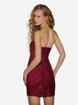 Коктейльное платье Hiccup, темно-красный - фото 5