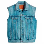 Жилет Levi's Relaxed Trucker, синий - фото 5