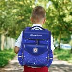 Disney Студенческий рюкзак из полиэстера обычный синий, Blue Mickey Mouse - фото 2