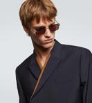 Прямоугольные солнцезащитные очки с подвеской Horsebit Gucci - фото 2