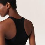 Бесшовный топ-борцовка Miu Miu, черный - фото 3