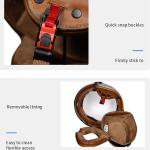 Шлем опенфейс TYWCJW, синий / коричневый - фото 4