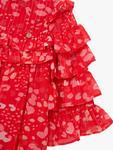 Детское платье с рюшами и принтом Angel & Rocket, Red - фото 9