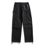 Ветрозащитные брюки Unisex RAP PANDA, Обсидиановый черный (с флисовой подкладкой) - фото 10