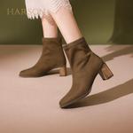 Ботильоны женские Harson, хаки - фото 11