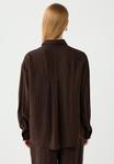 Блуза Jimmy Key Button-down blouse, Bitter Brown/Dark Brown - фото 3