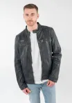 Кожаная куртка Mauritius, Anthracite - фото