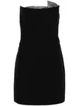 Платье мини со стразами Roland Mouret, черный - фото
