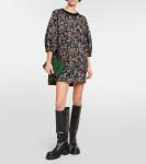 Мини-платье billy из джерси с цветочным принтом Max Mara, мультиколор - фото 2