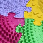 Сенсорный коврик WOOPIE Ортопедический пазл 5 шт. - фото 5