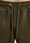 Брюки свободного кроя DEF, оливковый - фото 6