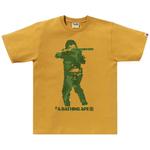 Футболка BAPE Bitmap Soldier Tee, Yellow - фото