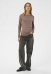 Топ Kaffe Long sleeved top, Deep Taupe/Brown - фото 2