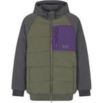 Пуховик EA7 унисекс EMPORIO ARMANI, серый - фото