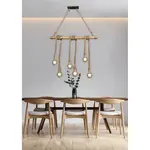 REALITY Люстра-подвес Wilma E27 Reality Leuchten, коричневый - фото 2