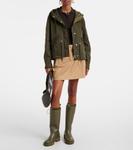 Куртка габардиновая Noizay Moncler, оливковый - фото 2