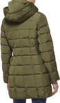 Пальто Cole Haan Taffeta Down Coat With Bib, цвет Dusty Olive - фото 5