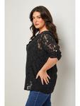 Блузка Curvy Lady, черный - фото 2