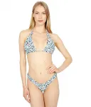 Женский бикини-топ Bloom Generation, синий, эластичный, модель JDM1996 Volcom - фото 3