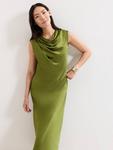 Платье миди Hallie из сатина Phase Eight, Green - фото 3