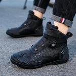 SCOYCO Мотоциклетные ботинки Windproof Off-Road, Non-Slip, Rainproof, Pull-Off, дышащие для лета, 268 Black And Red, размер 38 - фото 4